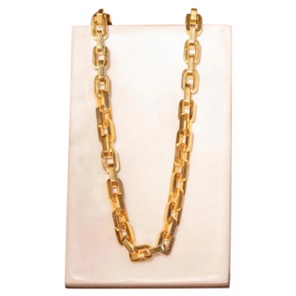 Eddie Borgo Gold Chain-Link Necklace and Earrings Set - Picture 6 of 12